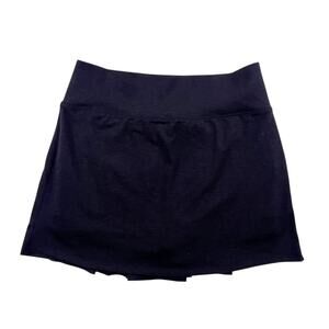 Vuori grey pleated in the back mini skirt, size small